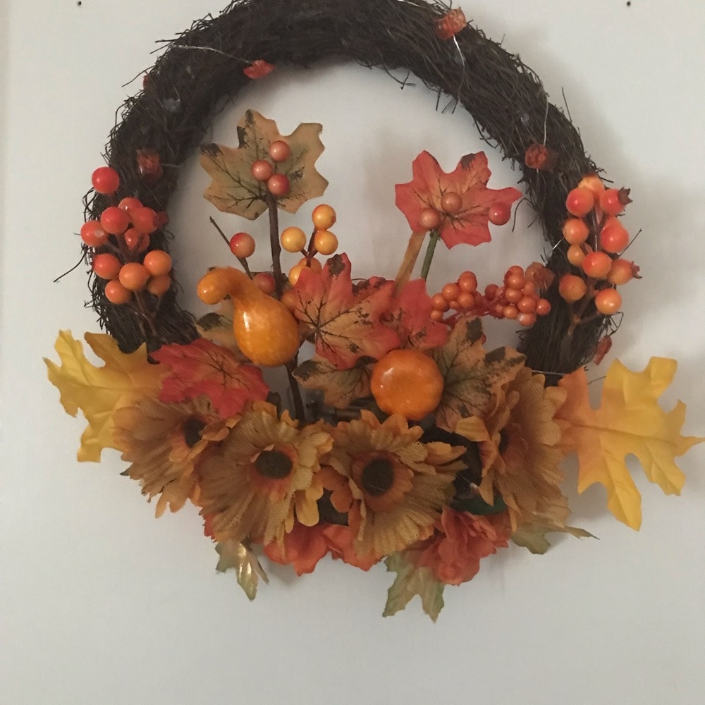 Beautiful Fall Wreath 14in